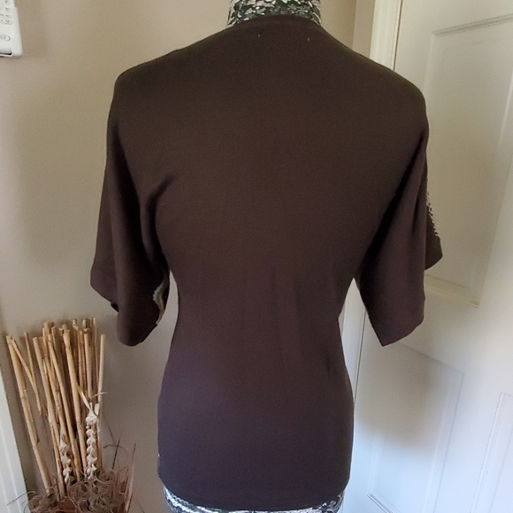 Bandolinoblu 1/2 sleeve sweater, size S - Picture 3 of 5